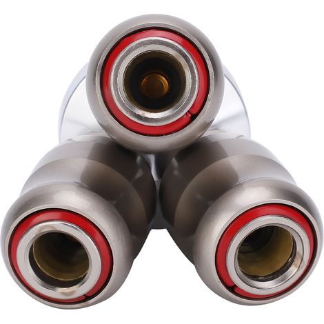 Raccord Autobloquant 3 Voies Femme Fileté pour Pièces Auto Antidéflagrant (1/5)
