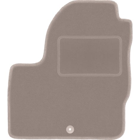 Alfombrilla de terciopelo para el conductor para: Land Rover Freelander II SUV (2006-2014) beige