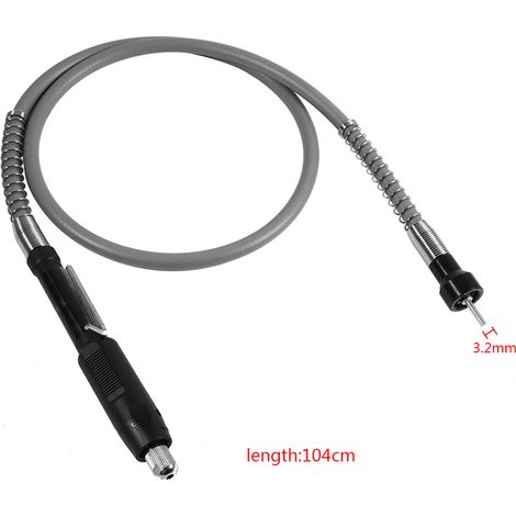 Câble d'extension flexible pour meuleuse rotative, mandrin sans clé M8, diamètre de serrage 3,2 mm (1/5)