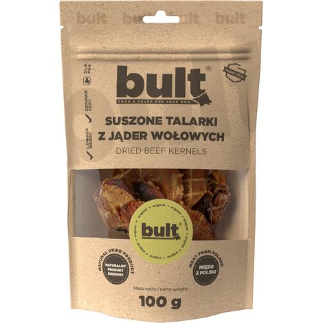 BULT masticable natural para perros, rodajas de testículos de res, 100 g (1/3)