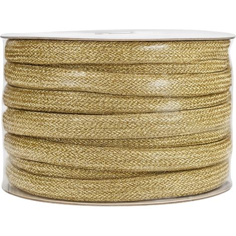 Cordino per decorazioni natalizie da 1,2 cm x 10 m -Beige (1/4)