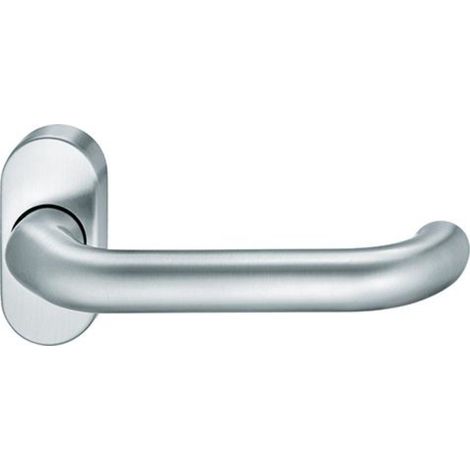 Poignée de porte fixe PT, 06 1146, avec rosace, ovale, F69 (1/3)