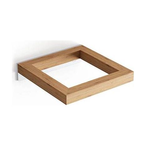 SUPPORTO PORTA SCOPINO A PARETE  BAMBOO Misura: Bambù - mm 124 x 127