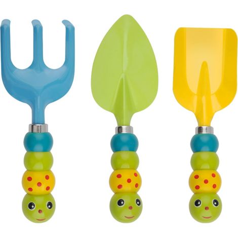 3-teiliges Kinder-Garten-Set, Gartengeräte aus Edelstahl, Lernspielzeug für Kinder, Pflanzset (1/5)