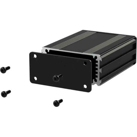 Boîtier d'instrumentation RS PRO en Aluminium Noir, dim. ext. 80 x 63.5 x 30mm ( Prix pour 1 )