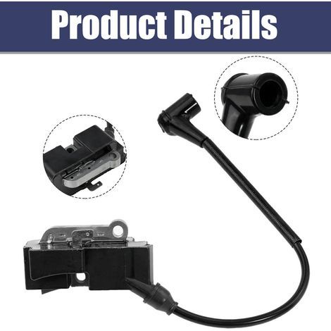 Ignition Coil Replacement Module Magneto For Husqvarna 340 345 350 353 357 385 390 Chainsaw Durable Steel Rubber Build Easy Fit Professional Grade (1/2)