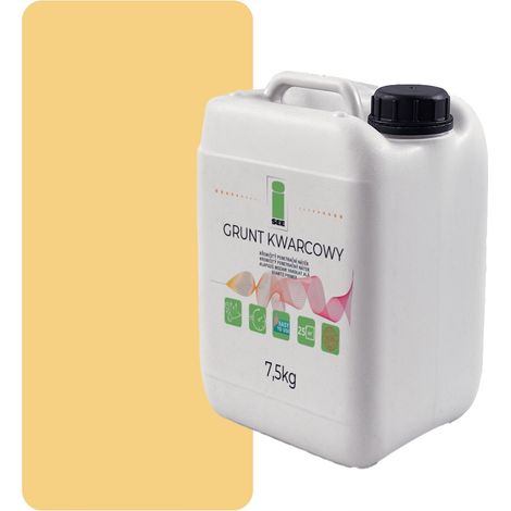 Primer al quarzo per gesso siliconico 7,5 kg giallo chiaro F645 (1/5)