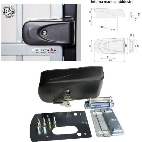 Elettroserratura Cancello Serratura Serrature Cisa Elettrika 1a721 Porte Ferro