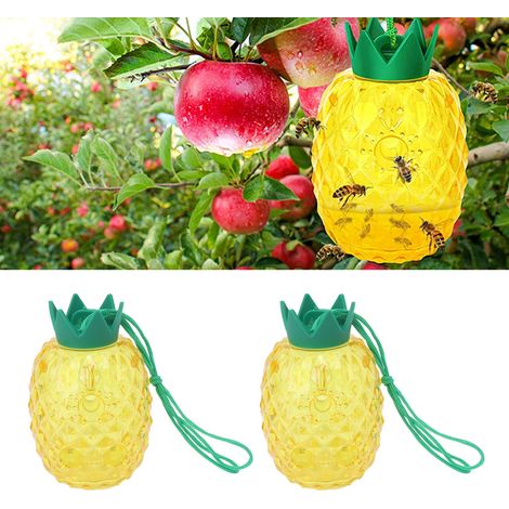 Piège à abeilles en forme d'ananas, attrape-guêpes d'extérieur, piège à mouches des fruits, attrape-guêpes (1/5)