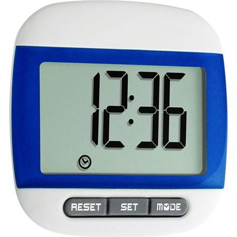 Compteur de pas numérique avec écran extra large et clip, adapté aux marcheurs de tout âge pour suivi quotidien de l'activité physique (1/5)