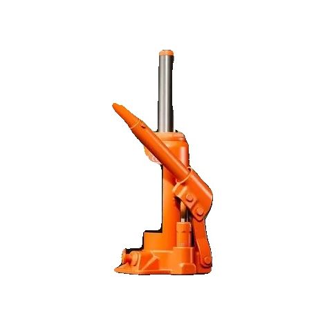 Gato hidráulico, capacidad de 6 toneladas, rango de elevación de 195 a 375 mm, construcción de acero, diseño compacto, compatibilidad versátil. (1/5)