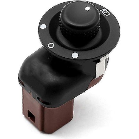 Außenspiegelversteller für Renault Espace 4 und Velsatis, kompatibles Ersatzteil 8200002443 und 8200676536, Seitenspiegelsteuerung, passgenau, einfacher Austausch. (1/5)