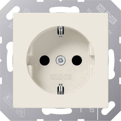 Jung Presa SCHUKO®, 16 A 250 V , termoplastico, Serie AS, bianco A 1520 BF