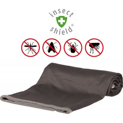 Plaids extérieur avec protection contre les insectes - Insect Shield Désignation : Plaids Marron 100 x 70 cm Insect Shield 28571