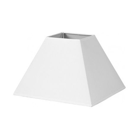 Pantalla piramide mezzo e27 blanco 35dx15dx25h tejido popelin