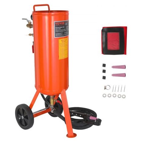 Sableuse Haute Pression Robuste 37 L Kit de Sablage à Air 60-110 (1/5)