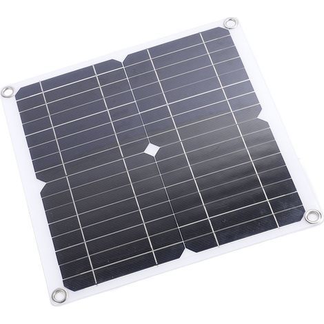 12-W-12-V-Solarpanel, wasserdicht, monokristallines Silizium, tragbar für Camping (1/5)