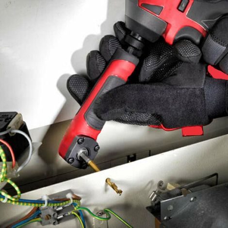 Winkelbohrmaschine, 90-Grad-Winkel, ergonomischer Griff, Adapter aus Stahllegierung, für beengte Platzverhältnisse (1/4)