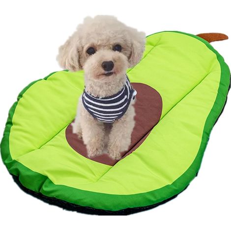 Tapis rafraîchissant pour chiens, tapis lavable pour animaux de compagnie, tapis portable antidérapant à motifs de fruits pour chats et chiots, matelas de couchage d'été pour niche pour chien (1/5)
