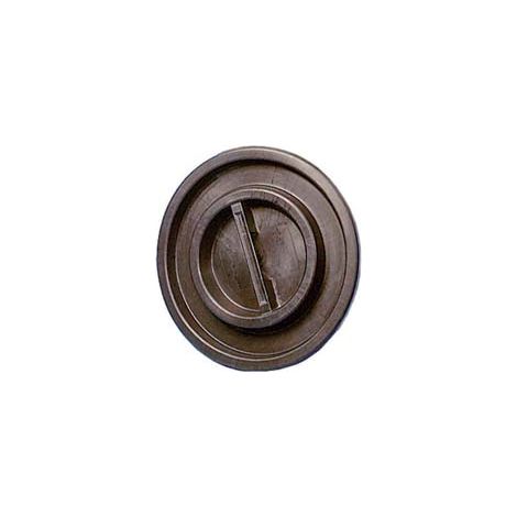 COPERCHI PER BIDONI CON MANIGLIA CENTRALE NERI  lt.75    ICS