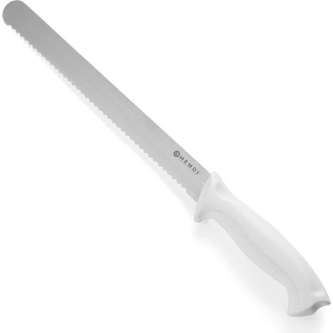 Cuchillo para pan Haccp 430 mm - blanco - hendi 843154 (1/2)