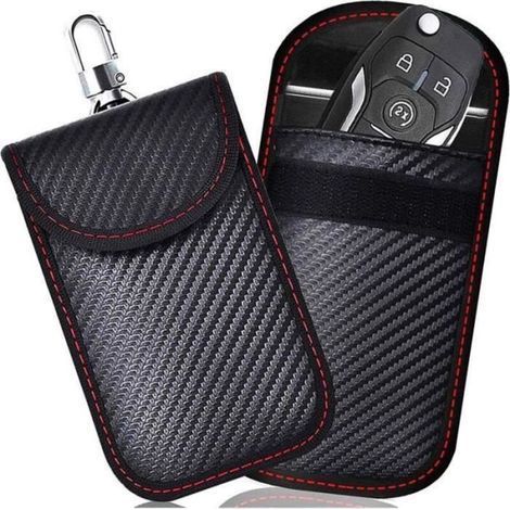 Todoxi Faraday-Blockierende Kartenetui-Tasche, 2er-Pack RFID-Blockierungsetuis für Autoschlüssel, Schutzhülle (1/3)