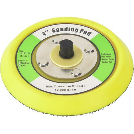 100mm Self-Adhesive Pneumatic Sanding Disc for Angle Grinder – Heavy-Duty Polishing Backing (1/5)