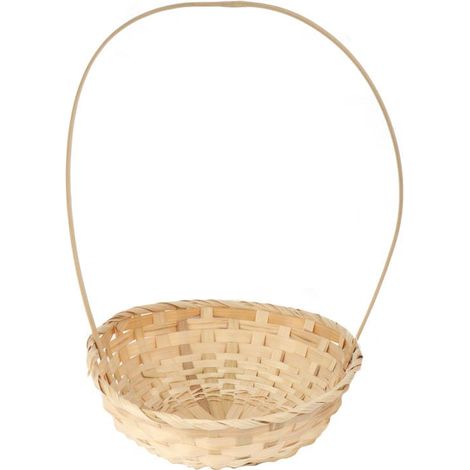 Natürlicher Osterkorb zur Osterdekoration, Durchmesser 28 cm, Höhe 40 cm (1/2)