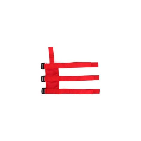 Ceinture de support de fixation d'extincteur de voiture, sangle réglable adaptée pour Jeep Wrangler/GladiatorRed