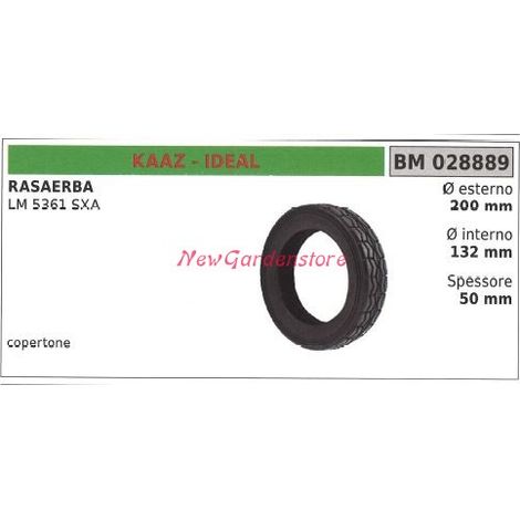 Copertone ruota KAAZ rasaerba tosaerba tagliaerba LM 5361 SXA 028889