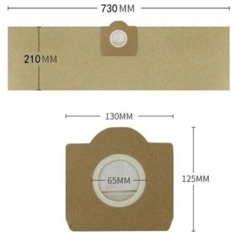 Pair Paquet de 10 Pour Karcher NT20 NT25 NT30 MV1 MV3 WD3 aspirateur sac à poussière sac poubelle