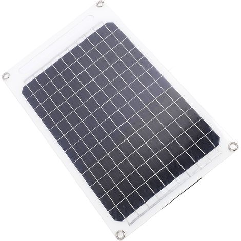 Panneau photovoltaïque portable 10W 5V silicium monocristallin IP65 étanche chargeur solaire Type C pour camping caravane serre (1/5)