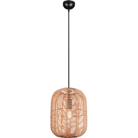 Runa Lámpara Suspensión Difusor Fibra Natural Ø35 cm Trio Iluminación (1/3)