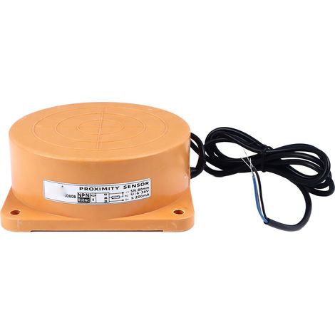 Détecteur de proximité inductif, plage de 80 mm, sortie NPN, capteur d'approche NC à 3 fils, 6 à 36 V DC (1/5)