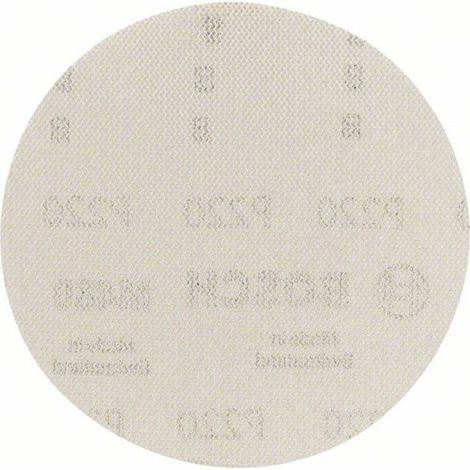 Bosch feuille abrasive M480 Net Best for Wood and Paint 115 mm 220 5 pièces (1/4)