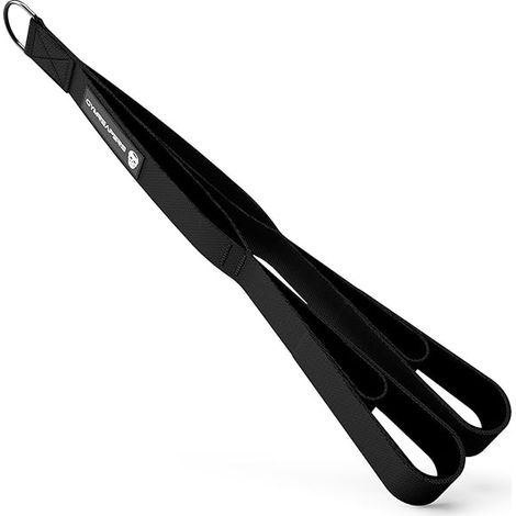 Cable Attachment - Tricep Rope - For Cable Machine - 3 Adjustable Grip Lengths 30.5 cm 55.9 cm 68.6 cm - 6 Handles - Neoprene Padding (1/3)