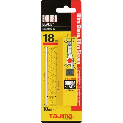 Custodia in plastica di 10 lame da 18 mm TAJIMA (1/3)