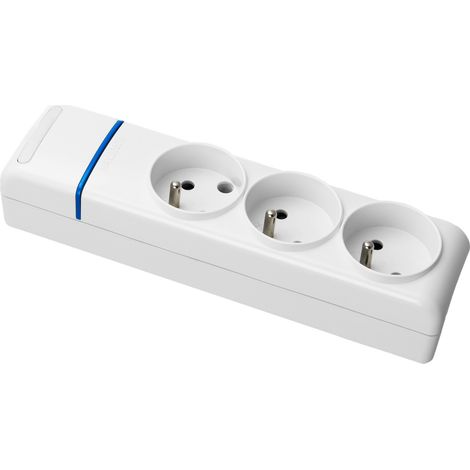 Solera – Multiprise 3 prises 3680W – Sans câble – Fixations multiples – Pour espaces confinés (1/2)
