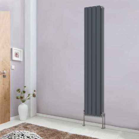NRG Designer Radiator Flat Panel Central Heating Rads Anthracite Vertical 1800x272mm Double (1/5)
