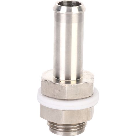 Raccord adaptateur bouchon de retour d'huile turbo 16mm 5/8in, raccord de drainage carter, raccord fileté acier, accessoire de vidange moteur, pièce de rechange universelle. (1/5)