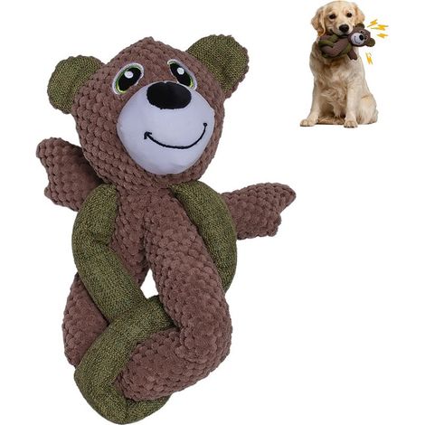 Ours en peluche pour chien – jouet doux, sonore et ludique pour jouer au quotidien (1/5)