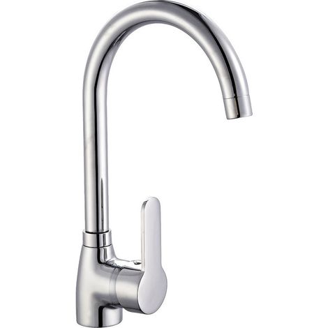 Kibath Grifo Cocina monomando CAREA acabado CROMO brillo fabricado en latón (1/5)