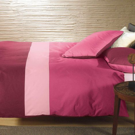 Parure de lit 4 pièces en 100% coton Housse Couette Douce et Elégante, Lavable et Facile d’Entretien Housse de Couette 200x200 et Autres Tailles (1/2)