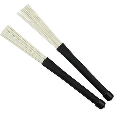 Ensemble de 2 baguettes de batterie et balais pour percussions (1/3)