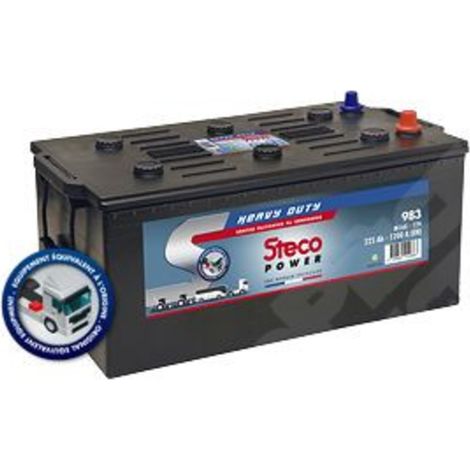 Batterie 12V 125Ah 800A 345x173x284 mm heavy duty stecopower - 923