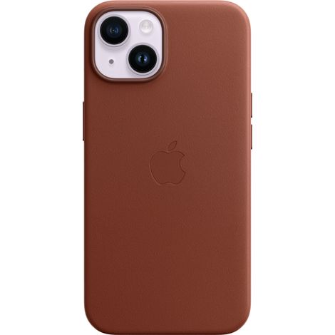 Apple Custodia Cover Case per Iphone 14 in Pelle - Terra d'Ombra (1/4)
