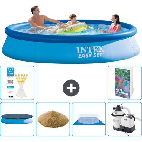 Intex Piscina Easy Set Rotonda - 366x76 cm - 7-pezzi  S158