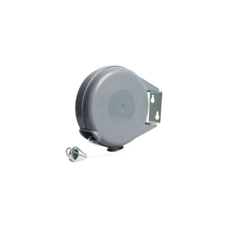 Cordon à linge télescopique robuste pour usage intérieur et extérieur – 11,6 m (38 pi), corps en plastique ABS résistant, câble en PVC extrudé, système de verrouillage anti-affaissement (1/5)