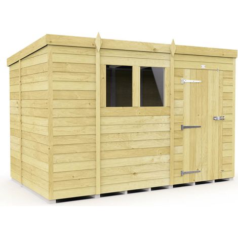 10 x 6 Pent Shed