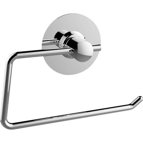 Porta rotolo in acciaio inox fissaggio adesivo Piralla Rubinetterie GDAPRT11 | fissaggio adesivo